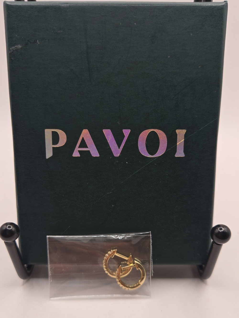 NEW PAVOI Gold Twisted Hoop Earrings for Women